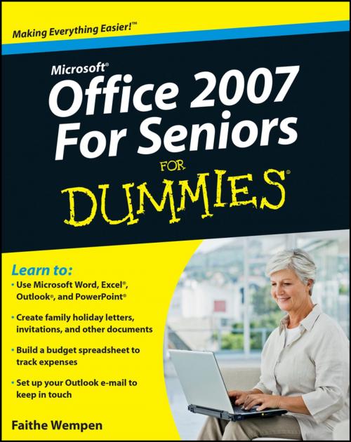 Cover of the book Microsoft Office 2007 For Seniors For Dummies by Faithe Wempen, Wiley