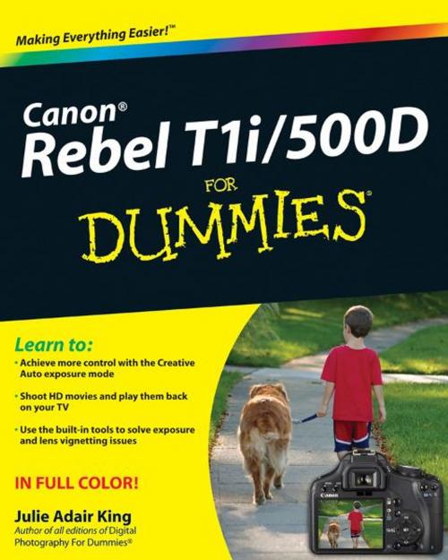 Cover of the book Canon EOS Rebel T1i / 500D For Dummies by Julie Adair King, Wiley