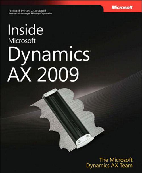 Cover of the book Inside Microsoft Dynamics AX 2009 by The Microsoft Dynamics AX Team, Pearson Education