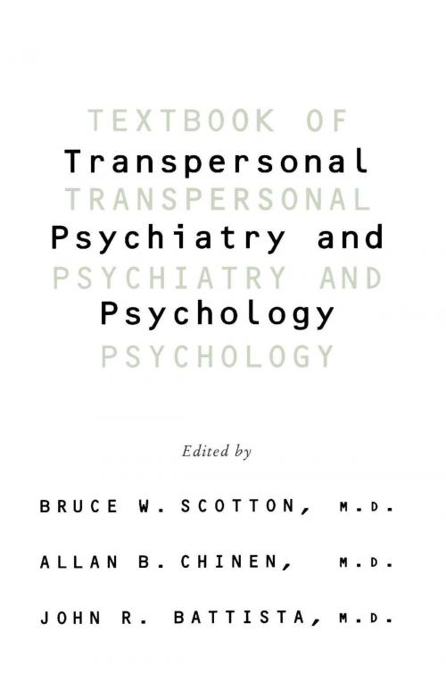 Cover of the book Textbook Of Transpersonal Psychiatry And Psychology by Bruce W. Scotton, Allan B. Chinen, John R. Battista, Basic Books