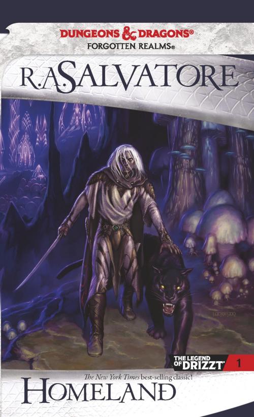 Cover of the book Homeland by R.A. Salvatore, Wizards of the Coast Publishing