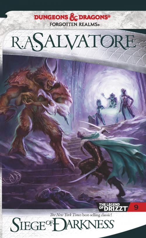 Cover of the book Siege of Darkness by R.A. Salvatore, Wizards of the Coast Publishing