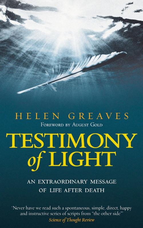 Cover of the book Testimony of Light by Helen Greaves, Penguin Publishing Group
