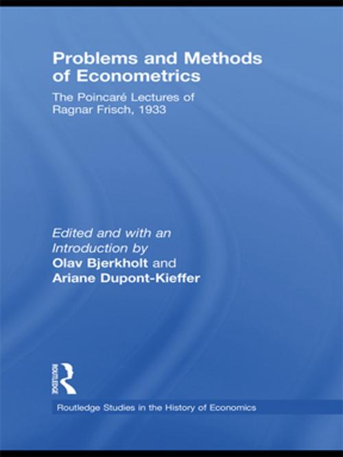 Cover of the book Problems and Methods of Econometrics by Ragnar Frisch, Taylor and Francis