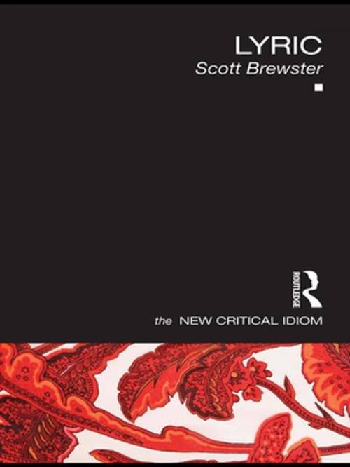 Cover of the book Lyric by Scott Brewster, Taylor and Francis