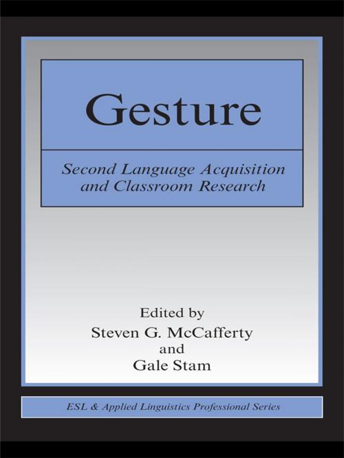 Cover of the book Gesture by , Taylor and Francis