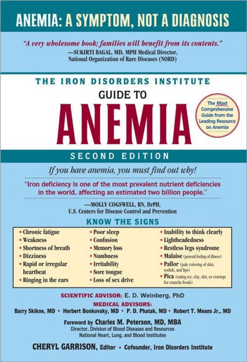 Cover of the book Iron Disorders Institute Guide to Anemia by Cheryl Garrison, Sourcebooks