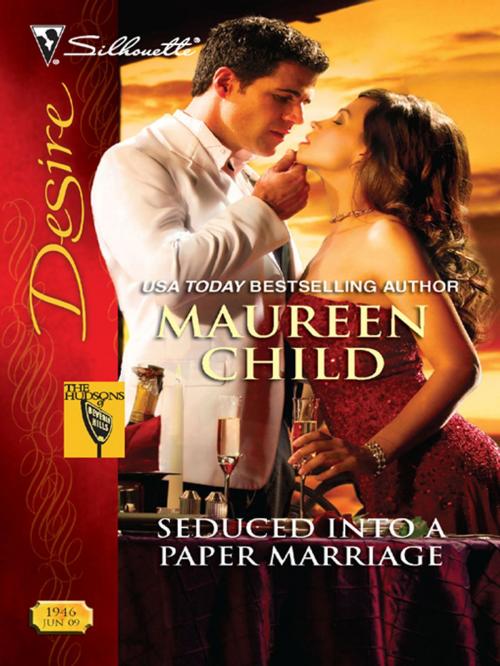 Cover of the book Seduced Into a Paper Marriage by Maureen Child, Silhouette