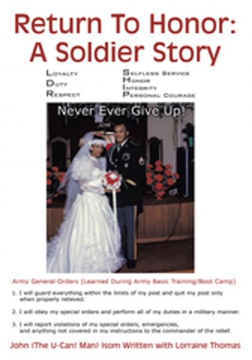 Cover of the book Return to Honor: a Soldier Story by John Isom, AuthorHouse