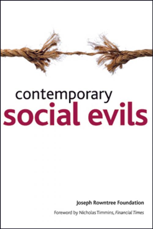 Cover of the book Contemporary social evils by Joseph Rowntree Foundation, Policy Press