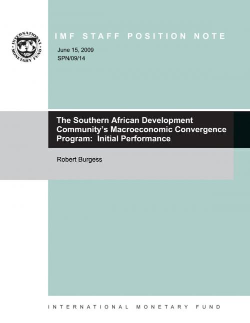 Cover of the book The Southern African Development Community's Macroeconomic Convergence Program: Initial Performance by Robert Mr. Burgess, INTERNATIONAL MONETARY FUND