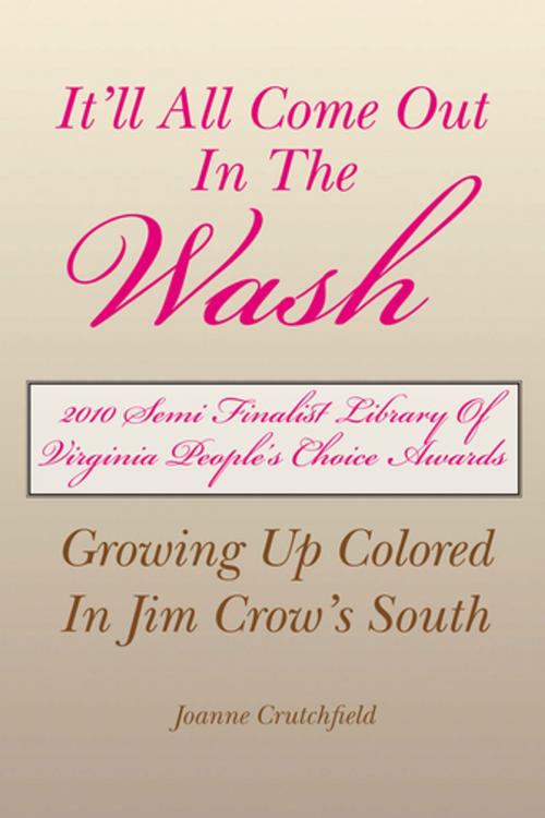 Cover of the book It'll All Come out in the Wash by Joanne Crutchfield, Xlibris US