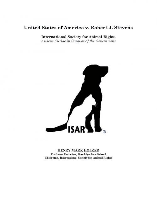 Cover of the book United States of America v. Robert J. Stevens by Henry Mark Holzer, BookBaby