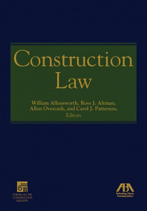 Cover of the book Construction Law by , American Bar Association