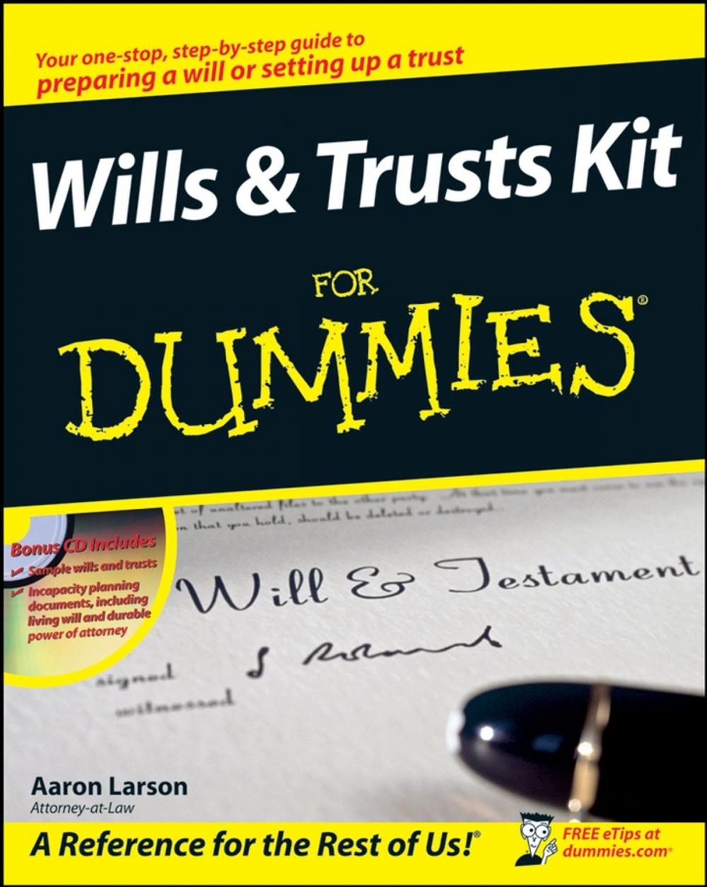 Big bigCover of Wills and Trusts Kit For Dummies