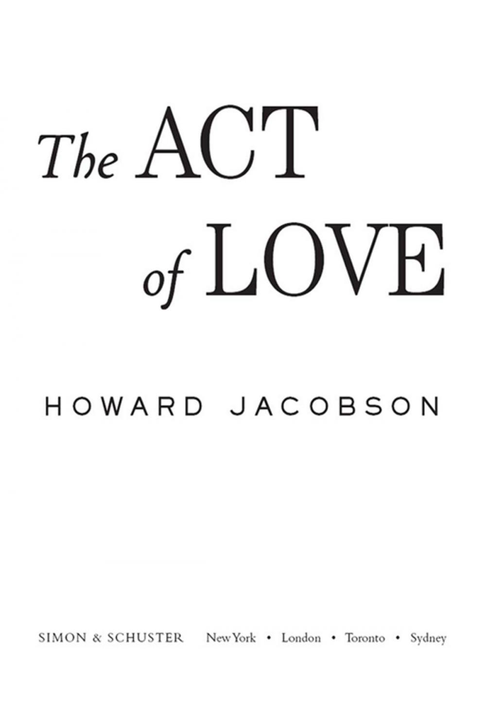 Big bigCover of The Act of Love