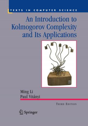 Book cover of An Introduction to Kolmogorov Complexity and Its Applications