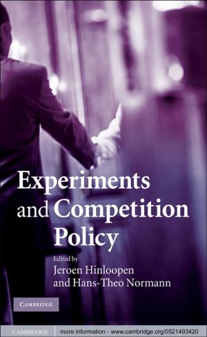 Cover of the book Experiments and Competition Policy by John Wilson Foster