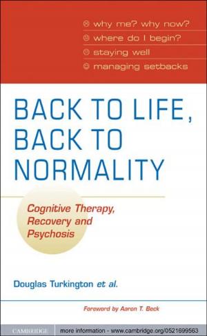 Book cover of Back to Life, Back to Normality