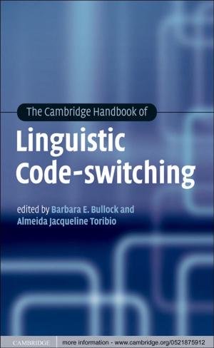 Cover of the book The Cambridge Handbook of Linguistic Code-switching by Andrew Stewart