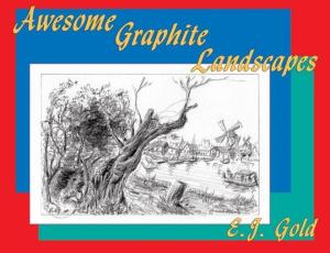 Book cover of Awesome Graphite Landscapes