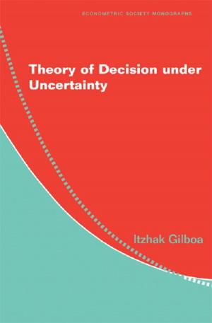 Cover of the book Theory of Decision under Uncertainty by Mathias Albert