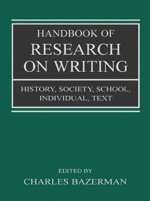 Cover of the book Handbook of Research on Writing by Hillary DePiano