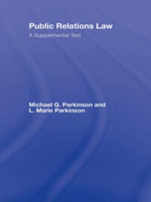 Book cover of Public Relations Law