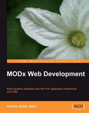 Cover of the book MODx Web Development by Stuart Grimshaw