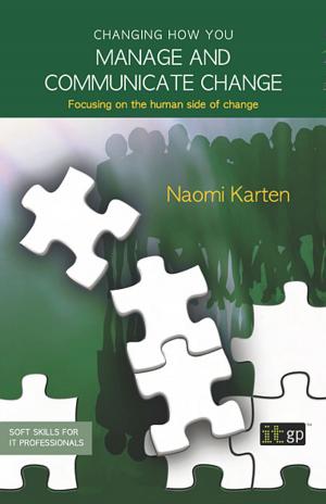 Book cover of Changing how you manage and communicate change