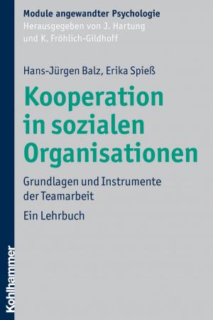 Cover of the book Kooperation in sozialen Organisationen by Bettina Fromm, Eva Baumann, Claudia Lampert, Dagmar Unz, Nicole Krämer, Monika Suckfüll, Stephan Schwan