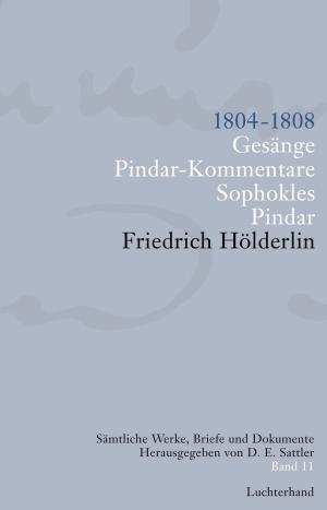 Cover of Sämtliche Werke, Briefe und Dokumente. Band 11