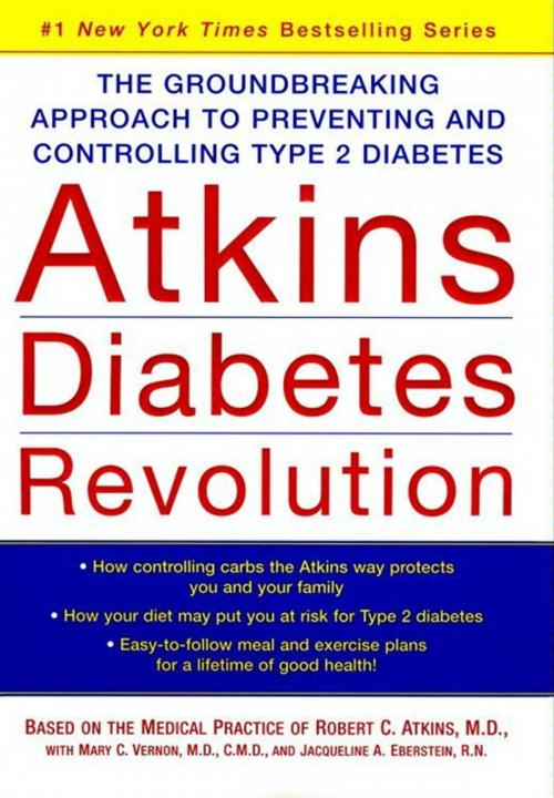 Cover of the book Atkins Diabetes Revolution by Robert C. Atkins M.D., HarperCollins e-books