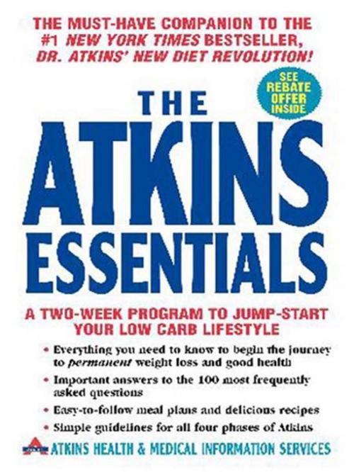 Cover of the book The Atkins Essentials by Atkins Health & Medical Information Services, William Morrow Paperbacks