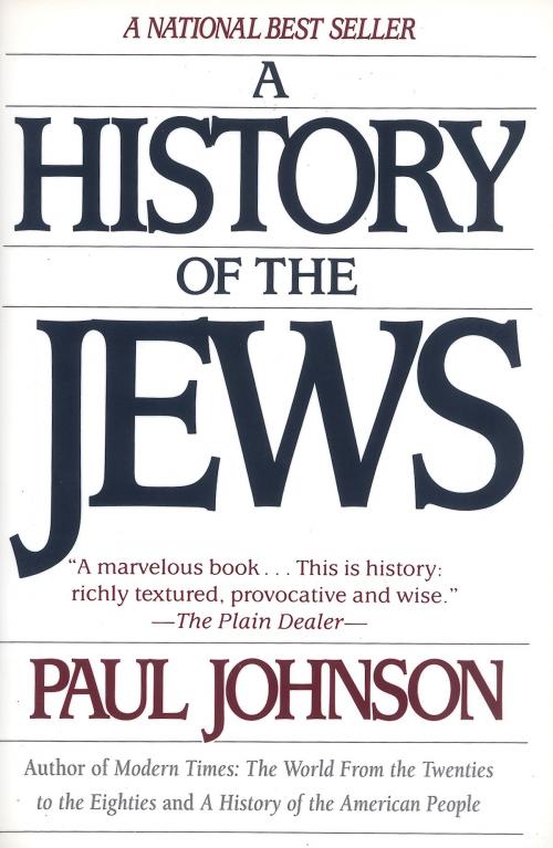 Cover of the book History of the Jews by Paul Johnson, HarperCollins e-books
