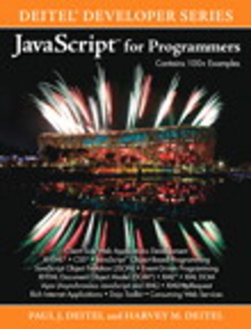 Cover of the book JavaScript for Programmers by Harvey M. Deitel, Paul Deitel, Pearson Education