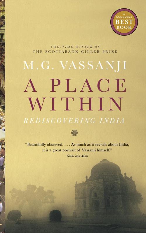 Cover of the book A Place Within by M.G. Vassanji, Doubleday Canada