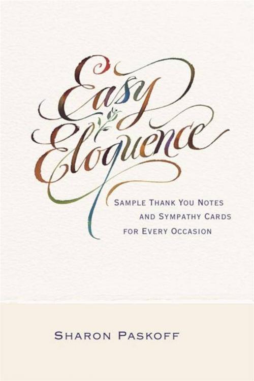 Cover of the book Easy Eloquence by Sharon Paskoff, Diversified Publishing