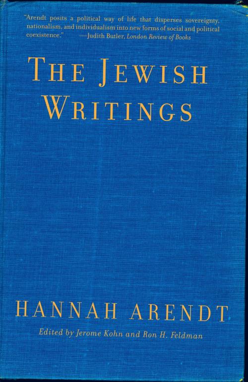 Cover of the book The Jewish Writings by Hannah Arendt, Knopf Doubleday Publishing Group