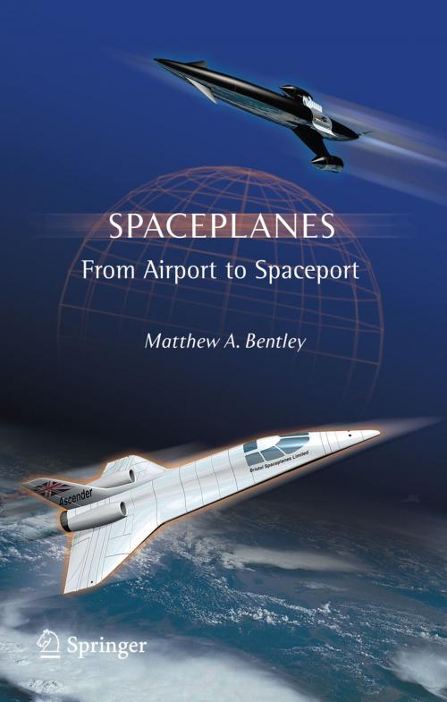 Cover of the book Spaceplanes by Matthew A. Bentley, Springer New York