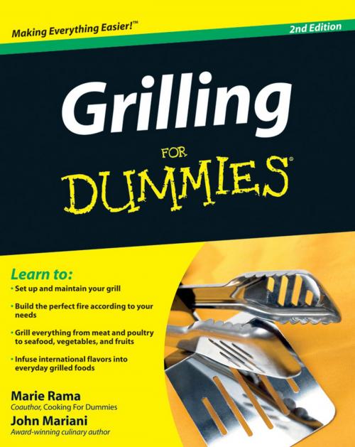 Cover of the book Grilling For Dummies by John Mariani, Marie Rama, Wiley