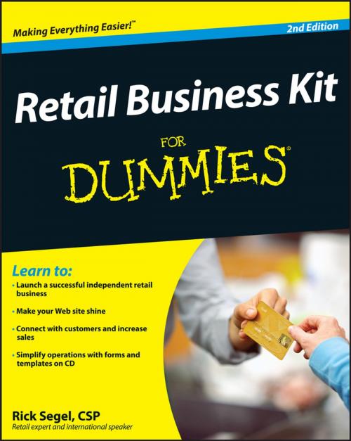Cover of the book Retail Business Kit For Dummies by Rick Segel, Wiley