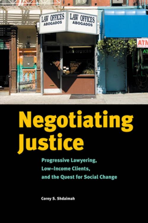 Cover of the book Negotiating Justice by Corey S. Shdaimah, NYU Press