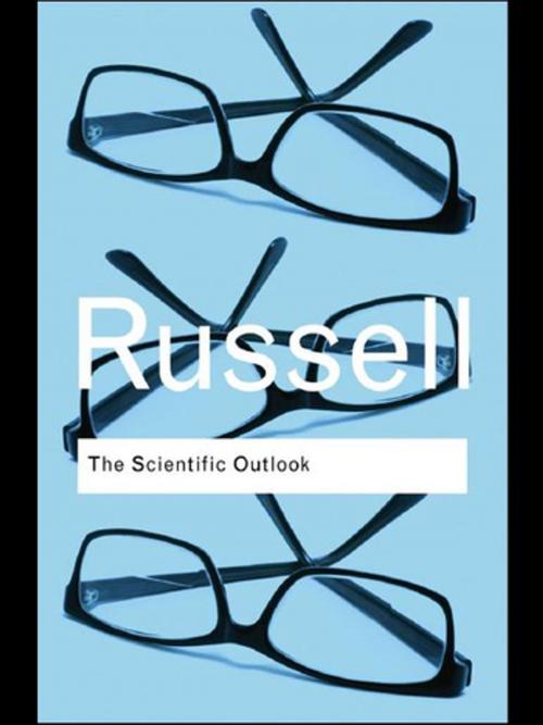 Cover of the book The Scientific Outlook by Bertrand Russell, Taylor and Francis