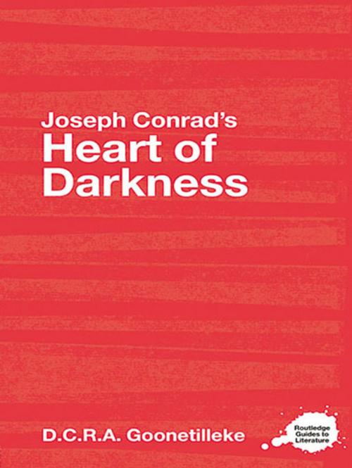Cover of the book Joseph Conrad's Heart of Darkness by D.C.R.A. Goonetilleke, Taylor and Francis