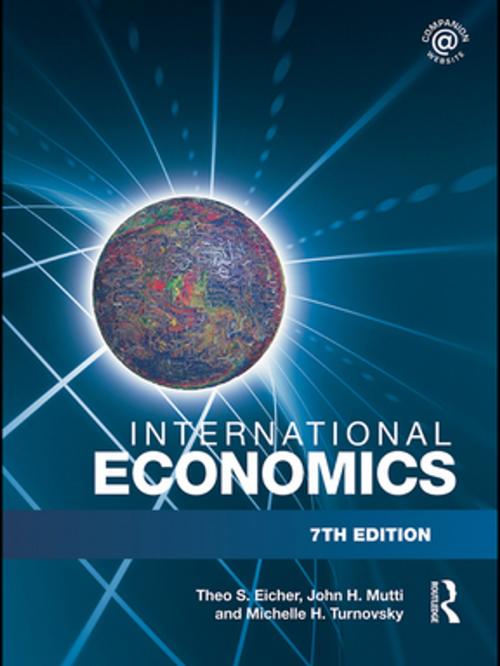 Cover of the book International Economics by Theo Eicher, John H. Mutti, Michelle H. Turnovsky, Taylor and Francis