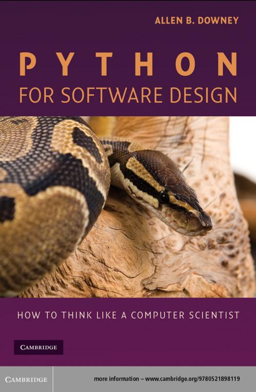 Cover of the book Python for Software Design by Allen B.  Downey, Cambridge University Press