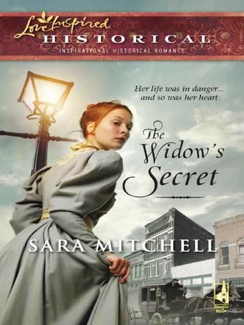 Cover of the book The Widow's Secret by Sara Mitchell, Steeple Hill