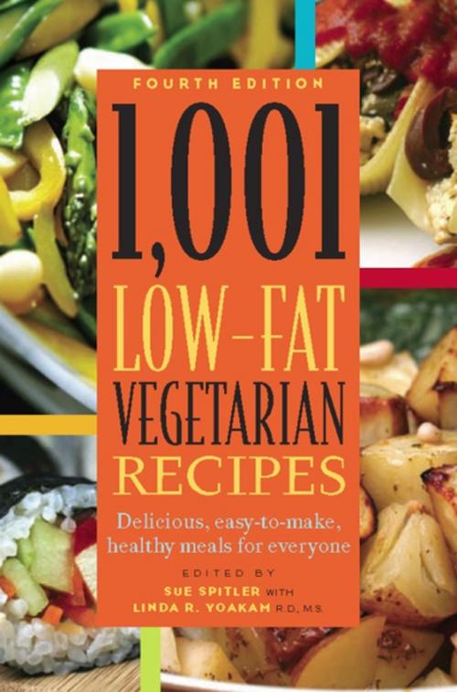 Cover of the book 1,001 Low-Fat Vegetarian Recipes by Sue Spitler, Agate Publishing