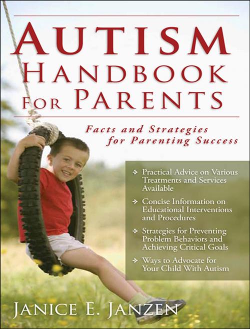 Cover of the book Autism Handbook for Parents by Janice Janzen, Sourcebooks